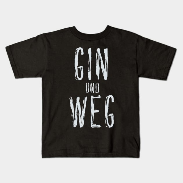 Gin and gone Kids T-Shirt by Rayraypictures